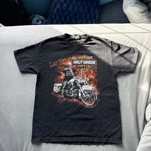 Vintage 1996 Harley Davidson 'No Fear' Double Sided Graphic T-Shirt